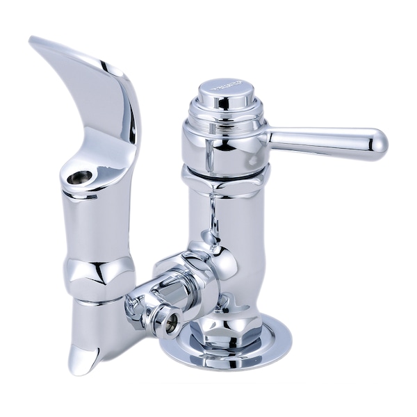 Central Brass Drinking Faucet, NPSM, Single Hole, Polished Chrome, Weight: 3.23 0365-L - main